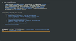 Desktop Screenshot of browncoati.com